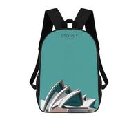 sinyumoney Mochila Escolar Infantil Sydney Travel Snippet Mochila De Moda Para Adolescentes Mochila Informal Para Niño Y Niña Mochila Escolar Para Adolescentes Mochila Impresa En 3D 17inch