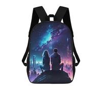 sinyumoney Mochila Escolar Infantil The Nightlife of Love Mochila De Moda Para Adolescentes Mochila Informal Para Niño Y Niña Mochila Escolar Para Adolescentes Mochila Impresa En 3D 17inch