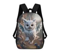 sinyumoney Mochila Escolar Infantil Unicorn Dragon Owl Hybrid Mochila De Moda Para Adolescentes Mochila Informal Para Niño Y Niña Mochila Escolar Para Adolescentes Mochila Impresa En 3D 17inch