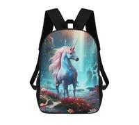 sinyumoney Mochila Escolar Infantil Unicorn Horse Fantasy Mochila De Moda Para Adolescentes Mochila Informal Para Niño Y Niña Mochila Escolar Para Adolescentes Mochila Impresa En 3D 17inch