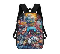 sinyumoney Mochila Escolar Infantil Video Game Odyssey -2 Mochila Infantil Estampada Mochila De Viaje Para Niños Y Niñas Mochila Escolar 17inch
