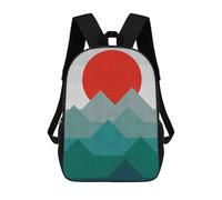 sinyumoney Mochila Escolar Infantil Watercolor Landscape 20 Mochila Escolar Infantil De Moda Informal Mochilas De Viaje Con Estampado 3D Divertidas Y Geniales Bolsas Para Libros 17inch
