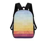 sinyumoney Mochila Escolar Infantil Watercolor Landscape A2 Mochila Escolar Infantil De Moda Informal Mochilas De Viaje Con Estampado 3D Divertidas Y Geniales Bolsas Para Libros 17inch