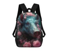 sinyumoney Mochila Escolar Infantil Wild Boar Enchanted Castle Mochila De Moda Para Adolescentes Mochila Informal Para Niño Y Niña Mochila Escolar Para Adolescentes Mochila Impresa En 3D 17inch