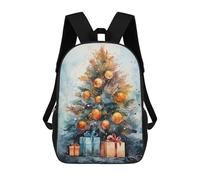 sinyumoney Mochila Escolar Infantil Winter Whimsy Mochila Escolar Infantil De Moda Informal Mochilas De Viaje Con Estampado 3D Divertidas Y Geniales Bolsas Para Libros 17inch