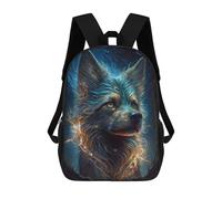 sinyumoney Mochila Escolar Infantil Yorkshire Terrier Dog(2) Mochila Escolar Infantil De Moda Informal Mochilas De Viaje Con Estampado 3D Divertidas Y Geniales Bolsas Para Libros 17inch