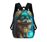 sinyumoney Mochila Escolar Infantil Yorkshire Terrier Dog Mochila Infantil Estampada Mochila De Viaje Para Niños Y Niñas Mochila Escolar 17inch