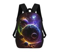 sinyumoney Mochila Escolar Interstellar Illumination Impresa En 3D Para Libros, Mochilas De Moda, Mochilas De Gran Capacidad, Mochilas De Viaje Para Niños