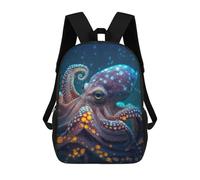 sinyumoney Mochila Escolar Magical Octopus Fantasy Impresa En 3D Para Libros, Mochilas De Moda, Mochilas De Gran Capacidad, Mochilas De Viaje Para Niños