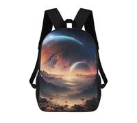 sinyumoney Mochila Escolar Mountain Range Planet Impresa En 3D Para Libros, Mochilas De Moda, Mochilas De Gran Capacidad, Mochilas De Viaje Para Niños