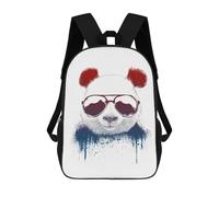 sinyumoney Mochila Escolar Panda Bear Watercolor Impresa En 3D Con Bolsillos Grandes Para Niños, Mochilas Infantiles, Bolsas Para Libros, Mochila Escolar Para Niños 17inch