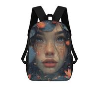 sinyumoney Mochila escolar para estudiantes Protea Flowers Mochila escolar para niños, mochila escolar 3D impresa a la moda mochila de viaje para niños, Floral Beauty, 17"