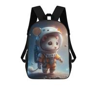 sinyumoney Mochila Escolar Para Niños 17inch Impresa En 3D Astronaut Space Mouse Mochila Deportiva Para Niños Y Niñas Mochila De Moda