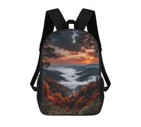 sinyumoney Mochila Escolar Para Niños 17inch Impresa En 3D Autumn Forest Landscape-1 Mochila Deportiva Para Niños Y Niñas Mochila De Moda