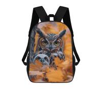 sinyumoney Mochila Escolar Para Niños 17inch Impresa En 3D Autumn Owl Family-2 Mochila Deportiva Para Niños Y Niñas Mochila De Moda