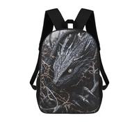 sinyumoney Mochila Escolar Para Niños 17inch Impresa En 3D Black Dragon Fantasy Artwork Mochila Deportiva Para Niños Y Niñas Mochila De Moda