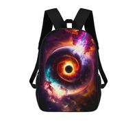 sinyumoney Mochila Escolar Para Niños 17inch Impresa En 3D Black Hole Mochila Deportiva Para Niños Y Niñas Mochila De Moda