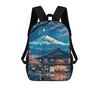 sinyumoney Mochila Escolar Para Niños 17inch Impresa En 3D Cherry Blossom Night in Japan -6 Mochila Deportiva Para Niños Y Niñas Mochila De Moda