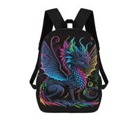 sinyumoney Mochila Escolar Para Niños 17inch Impresa En 3D Colorful Fantasy Dragon Art Print Mochila Deportiva Para Niños Y Niñas Mochila De Moda