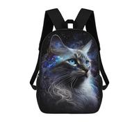 sinyumoney Mochila Escolar Para Niños 17inch Impresa En 3D Cosmic Cat Fantasy Art Print-2 Mochila Deportiva Para Niños Y Niñas Mochila De Moda