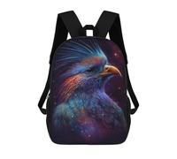 sinyumoney Mochila Escolar Para Niños 17inch Impresa En 3D Cosmic Feathered Companion-3 Mochila Deportiva Para Niños Y Niñas Mochila De Moda