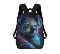 sinyumoney Mochila Escolar Para Niños 17inch Impresa En 3D Cosmic Koala Art Print-10 Mochila Deportiva Para Niños Y Niñas Mochila De Moda