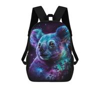 sinyumoney Mochila Escolar Para Niños 17inch Impresa En 3D Cosmic Koala Art Print-21 Mochila Deportiva Para Niños Y Niñas Mochila De Moda