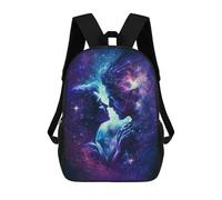 sinyumoney Mochila Escolar Para Niños 17inch Impresa En 3D Cosmic Love Connection-3 Mochila Deportiva Para Niños Y Niñas Mochila De Moda