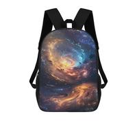 sinyumoney Mochila Escolar Para Niños 17inch Impresa En 3D Cosmic Nebula Swirls Mochila Deportiva Para Niños Y Niñas Mochila De Moda