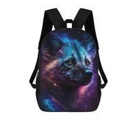 sinyumoney Mochila Escolar Para Niños 17inch Impresa En 3D Cosmic Wolf Portrait-28 Mochila Deportiva Para Niños Y Niñas Mochila De Moda