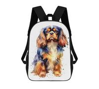 sinyumoney Mochila Escolar Para Niños 17inch Impresa En 3D English Toy Spaniel Mochila Deportiva Para Niños Y Niñas Mochila De Moda