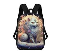 sinyumoney Mochila Escolar Para Niños 17inch Impresa En 3D Fantasy Fox Artwork Mochila Deportiva Para Niños Y Niñas Mochila De Moda