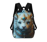 sinyumoney Mochila Escolar Para Niños 17inch Impresa En 3D Fantasy Lion King Artwork Mochila Deportiva Para Niños Y Niñas Mochila De Moda