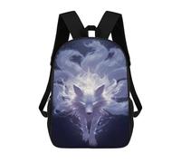 sinyumoney Mochila Escolar Para Niños 17inch Impresa En 3D Fox Spirit Energy Artwork Mochila Deportiva Para Niños Y Niñas Mochila De Moda