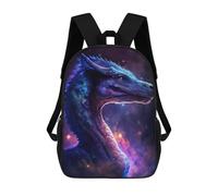 sinyumoney Mochila Escolar Para Niños 17inch Impresa En 3D Galactic Dragon Art Print Mochila Deportiva Para Niños Y Niñas Mochila De Moda