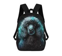 sinyumoney Mochila Escolar Para Niños 17inch Impresa En 3D Galactic Poodle Portrait -4 Mochila Deportiva Para Niños Y Niñas Mochila De Moda