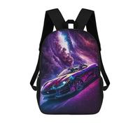 sinyumoney Mochila Escolar Para Niños 17inch Impresa En 3D Galaxy Sports Car Art Print-1 Mochila Deportiva Para Niños Y Niñas Mochila De Moda