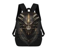 sinyumoney Mochila Escolar Para Niños 17inch Impresa En 3D Golden Dragon Overlord Mochila Deportiva Para Niños Y Niñas Mochila De Moda