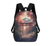 sinyumoney Mochila Escolar Para Niños 17inch Impresa En 3D Japanese Zen Garden Pathway Mochila Deportiva Para Niños Y Niñas Mochila De Moda