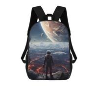 sinyumoney Mochila Escolar Para Niños 17inch Impresa En 3D One Man Alone Mochila Deportiva Para Niños Y Niñas Mochila De Moda