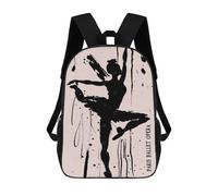 sinyumoney Mochila Escolar Para Niños 17inch Impresa En 3D Paris Ballet Poster Mochila Deportiva Para Niños Y Niñas Mochila De Moda
