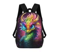 sinyumoney Mochila Escolar Para Niños 17inch Impresa En 3D Rainbow Dragon Fantasy Art Mochila Deportiva Para Niños Y Niñas Mochila De Moda