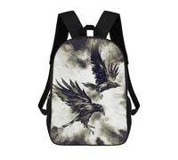 sinyumoney Mochila Escolar Para Niños 17inch Impresa En 3D Ravens Mochila Deportiva Para Niños Y Niñas Mochila De Moda