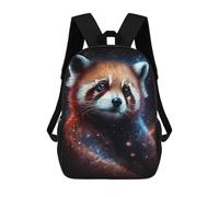 sinyumoney Mochila Escolar Para Niños 17inch Impresa En 3D Red Panda Galaxy Art Print -1 Mochila Deportiva Para Niños Y Niñas Mochila De Moda