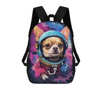 sinyumoney Mochila Escolar Para Niños 17inch Impresa En 3D Space Dog Adventure -21 Mochila Deportiva Para Niños Y Niñas Mochila De Moda
