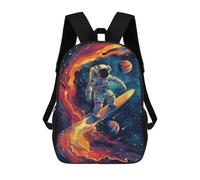 sinyumoney Mochila Escolar Para Niños 17inch Impresa En 3D Space Surfing Adventure Mochila Deportiva Para Niños Y Niñas Mochila De Moda