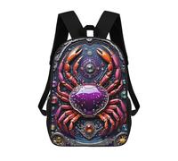 sinyumoney Mochila Escolar Para Niños 17inch Impresa En 3D Steampunk Crab Chronicles Mochila Deportiva Para Niños Y Niñas Mochila De Moda