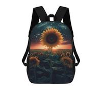 sinyumoney Mochila Escolar Para Niños 17inch Impresa En 3D Sunflower Earth Space Mochila Deportiva Para Niños Y Niñas Mochila De Moda