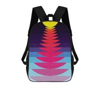 sinyumoney Mochila Escolar Para Niños 17inch Mochila Escolar Para Niños Conceptual And Colorful I Mochila Escolar Informal De Moda Mochilas De Viaje Con Estampado 3D Divertidas Y Geniales