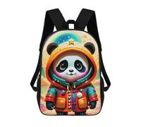 sinyumoney Mochila Escolar Para Niños 17inch Mochila Escolar Para Niños Cute Panda Space Hoodie Mochila Escolar Informal De Moda Mochilas De Viaje Con Estampado 3D Divertidas Y Geniales